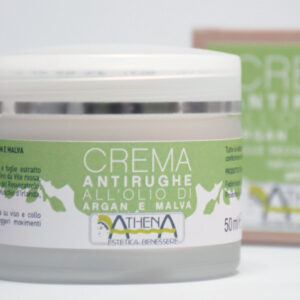 Athena Estetica, Crema antirughe all'olio di Argan e malva