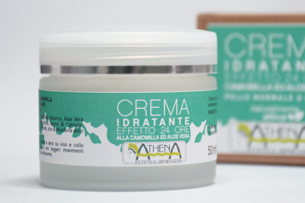 Athena Estetica, Crema idratante alla camomilla e aloe vera