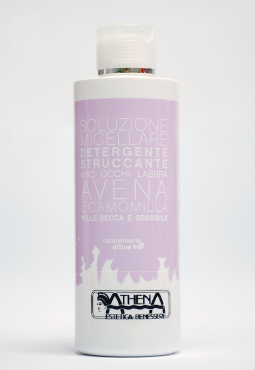 Athena Estetica, detergente struccante avena e camomilla